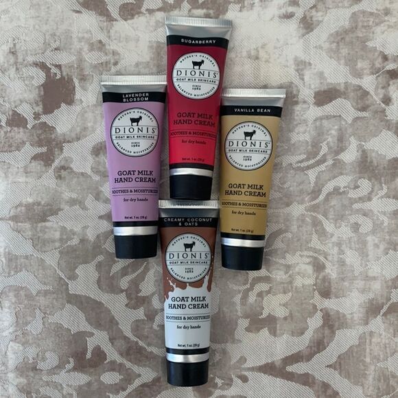 Dionis Goat milk hand cream 4 piece Bundle, New - Picture 1 of 1